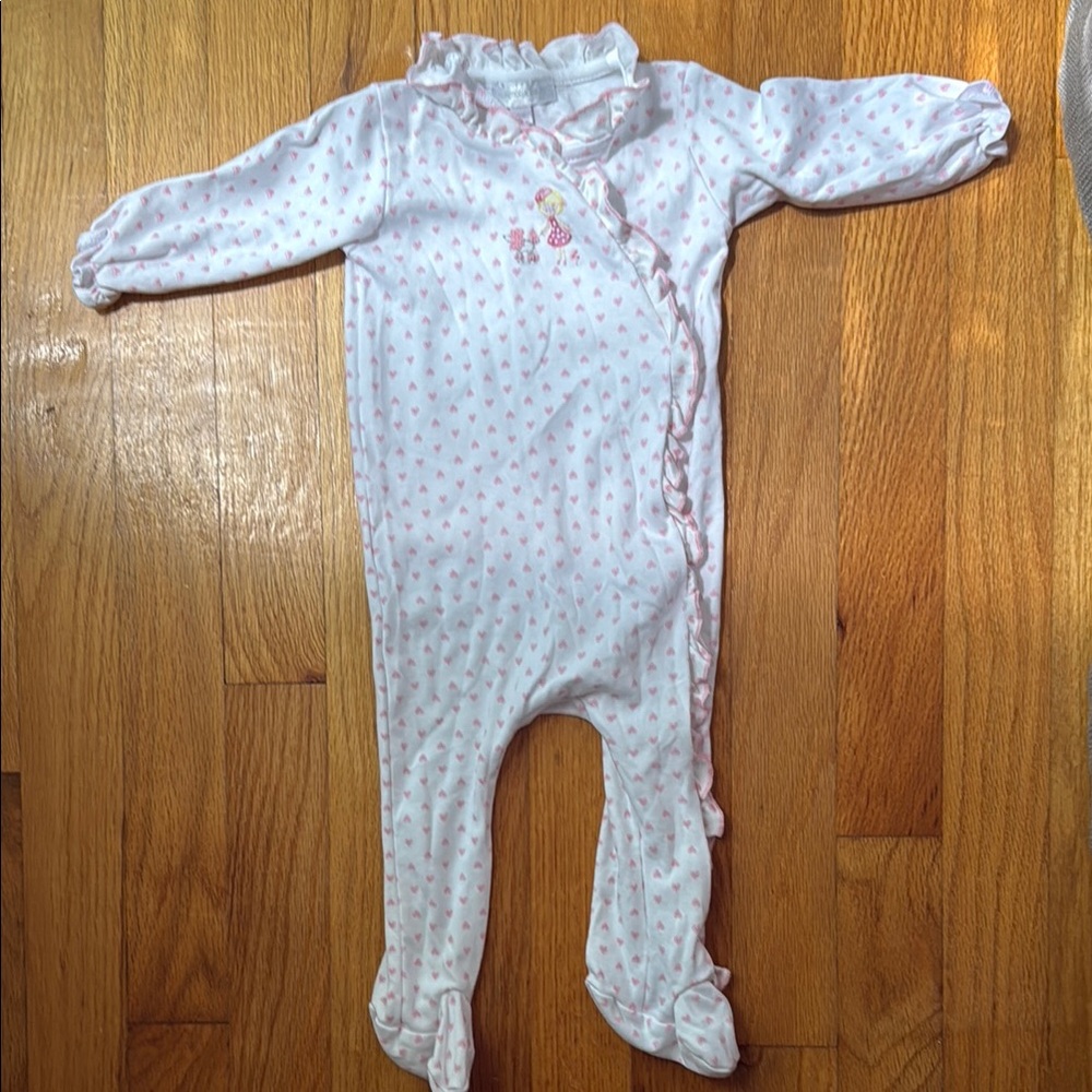 Magnolia Baby Pink Polka Dot Kids One Piece